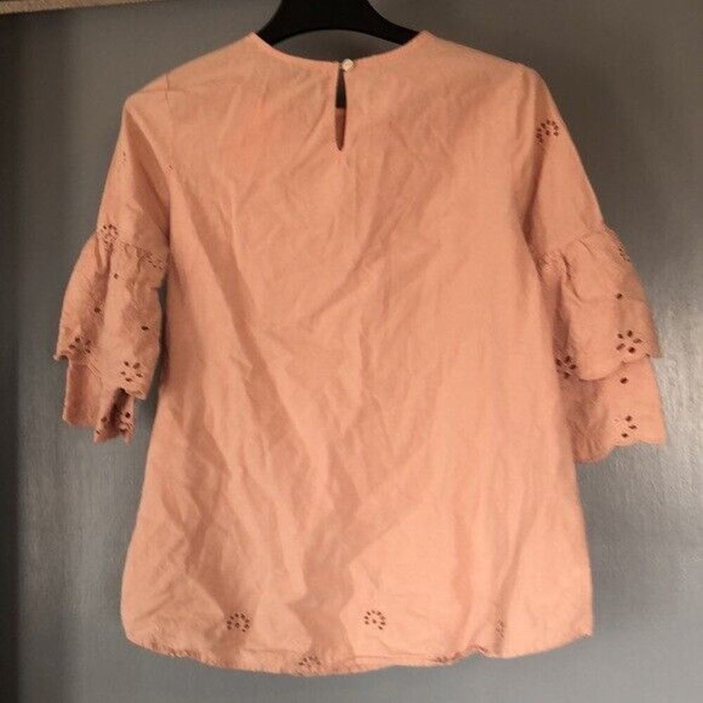 Piper And Scoot Womens S Top Mauve Pink Embroider… - image 2